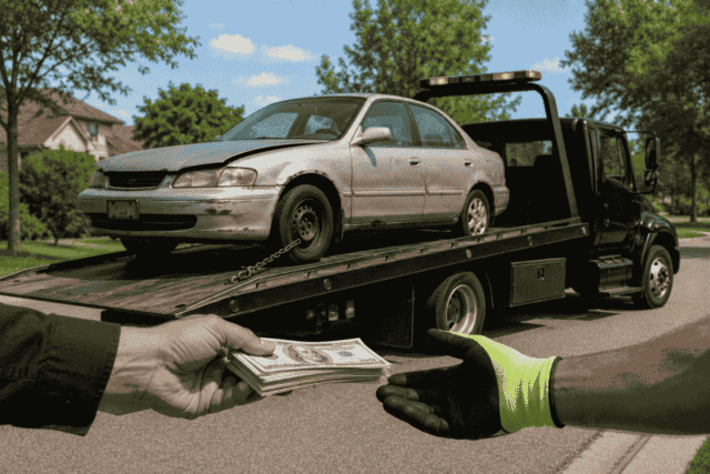 Cash for Cars Without Repairs or Towing Fees